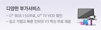 �پ��� �ΰ����� - U+ BOX 15G����, U+ TV VOD ����, ���� ������ ���� ���ͳ� V3 ��� ���� ����