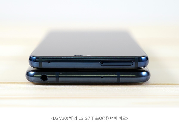 LG V30(ÇÏ)¿Í LG G7 ThinQ(»ó) ³Êºñ ºñ±³
