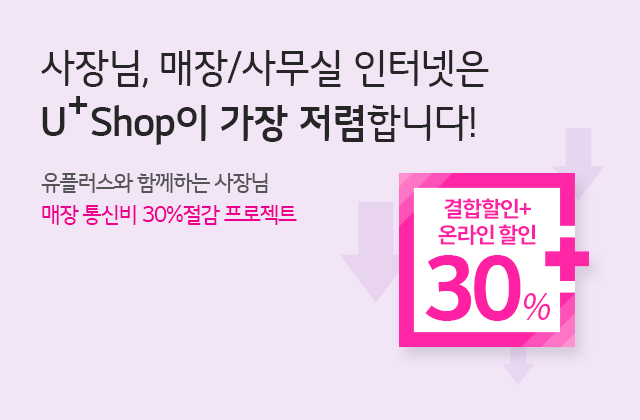 인터넷 매장 사무실 상품 Lg U